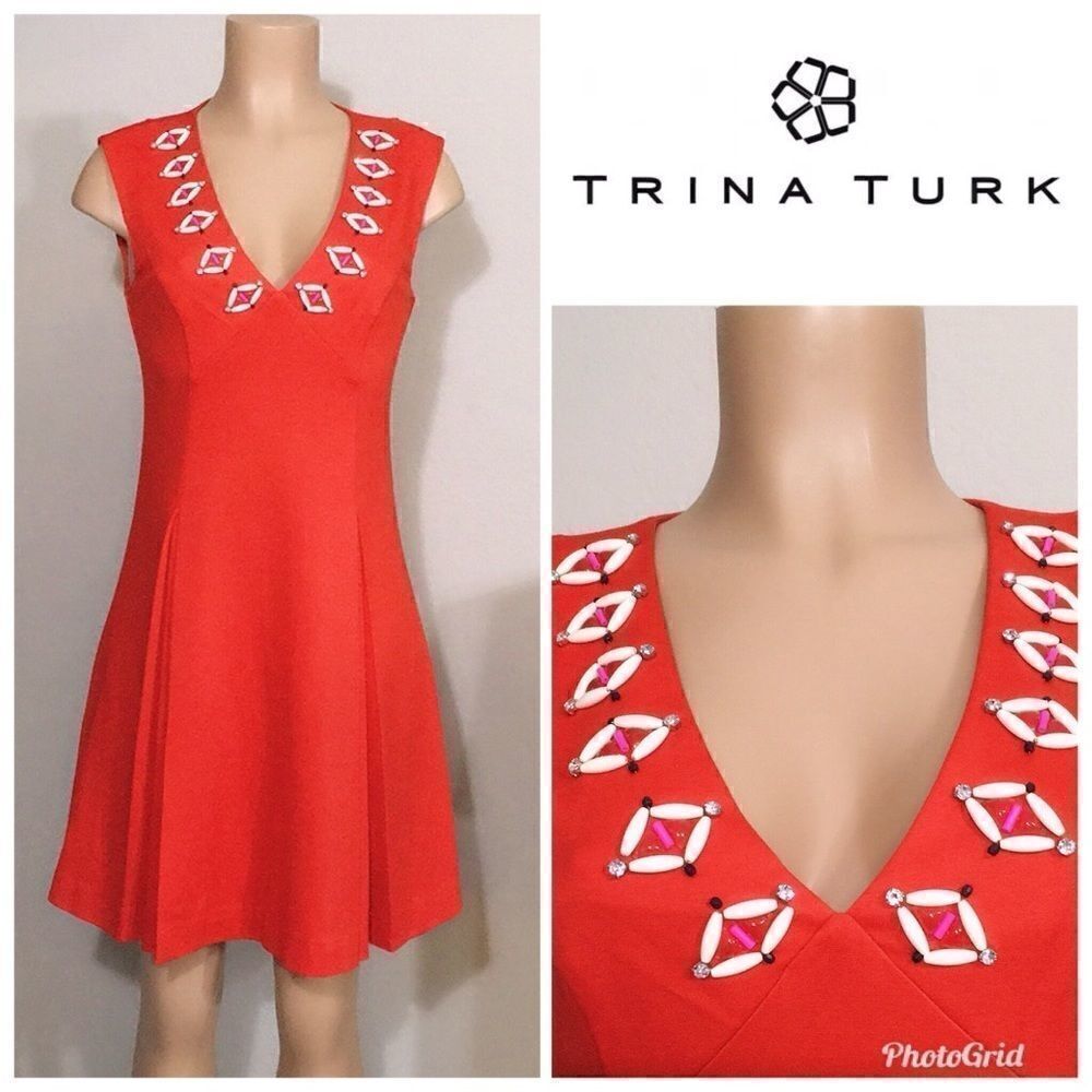 Trina Turk cocktail dress. Retails $399. NWOT